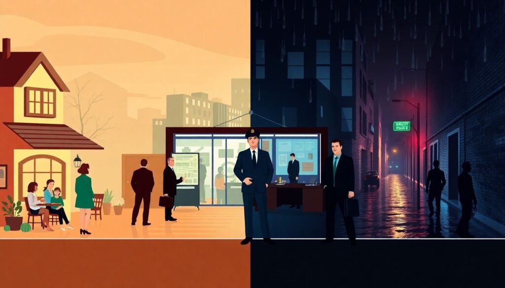 Эволюция детективных сериалов: от классических расследований до мрачных триллеров - иллюстрация