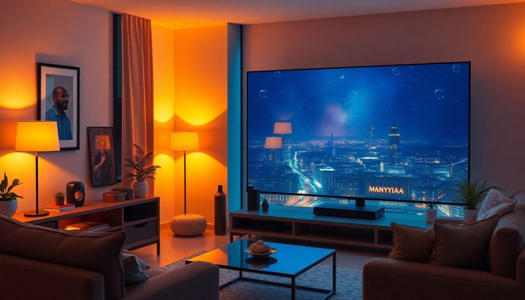 Как устроить киноночь дома: сценарии, подборки из каталога HDSERIYA и советы по атмосфере - иллюстрация