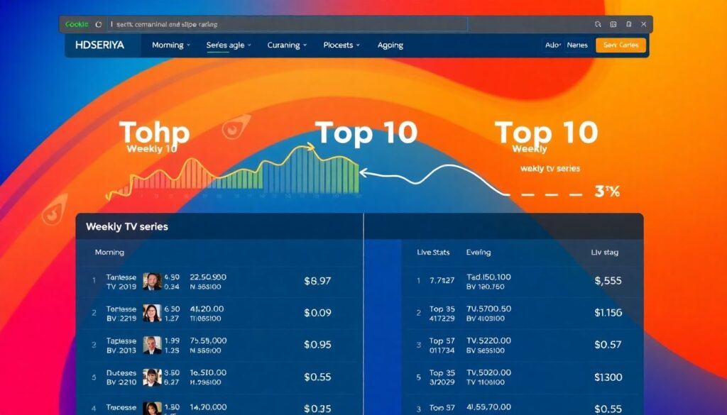 Как устроен рейтинг TOP 10 недели на HDSERIYA и почему он постоянно меняется - иллюстрация