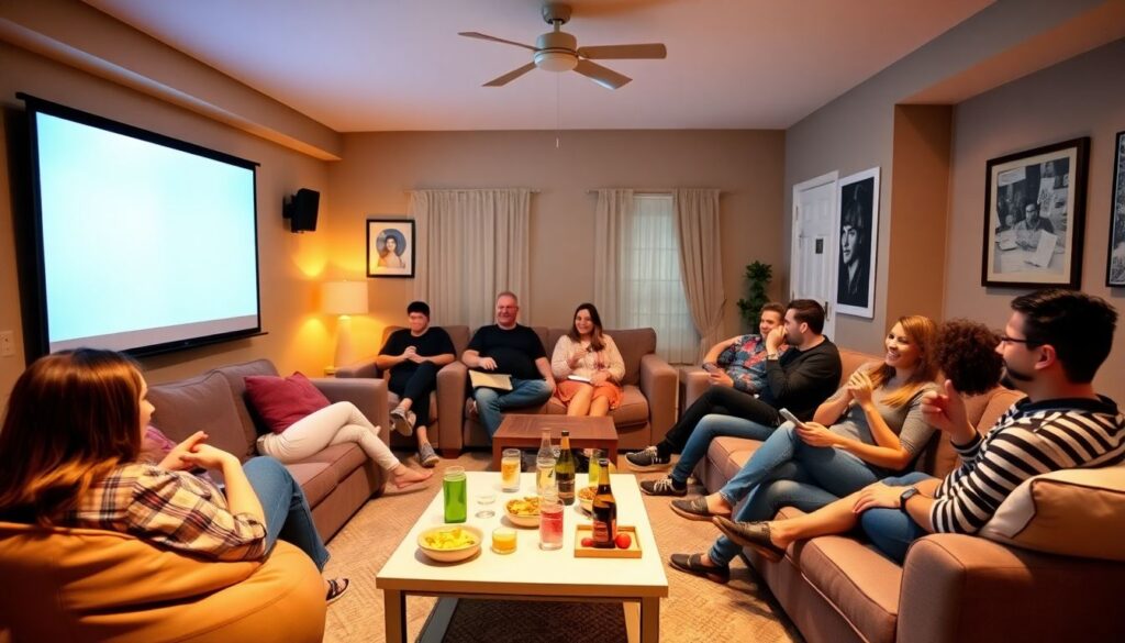 Как устроить тематическую киновечеринку: детективная ночь, комедийный марафон и другие идеи - иллюстрация