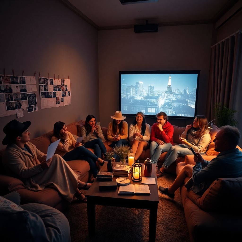 Как устроить тематическую киновечеринку с детективной ночью и комедийным марафоном